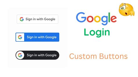 login with google button
